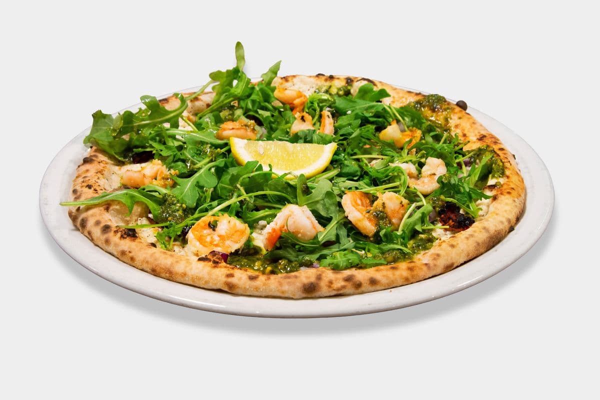15"+ Grande Prawn Pesto Pizza