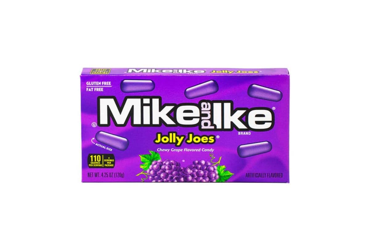 Mike and Ike Jolly Joes Chewy Grape (120g) (110 Cal)