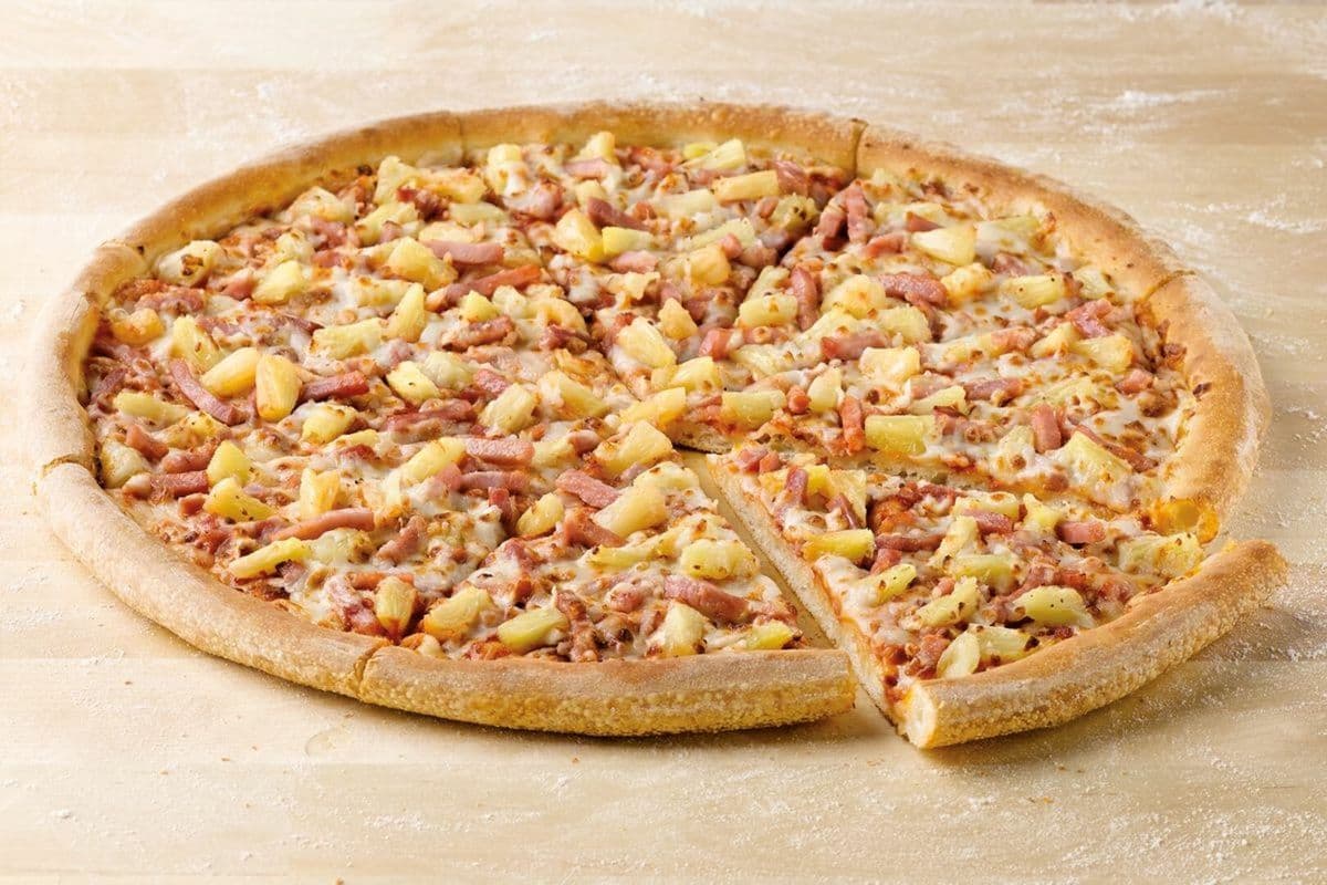 10" Petite pizza hawaïenne / Small 10" Hawaiian Pizza
