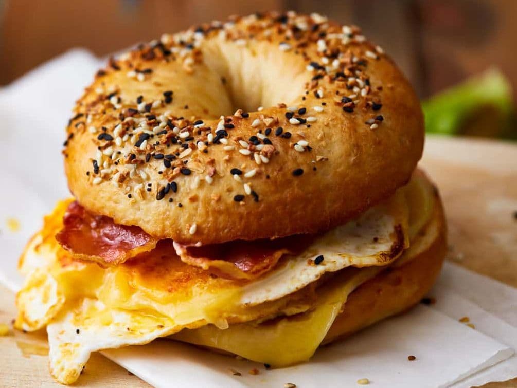 Bacon and Egg Bagel
