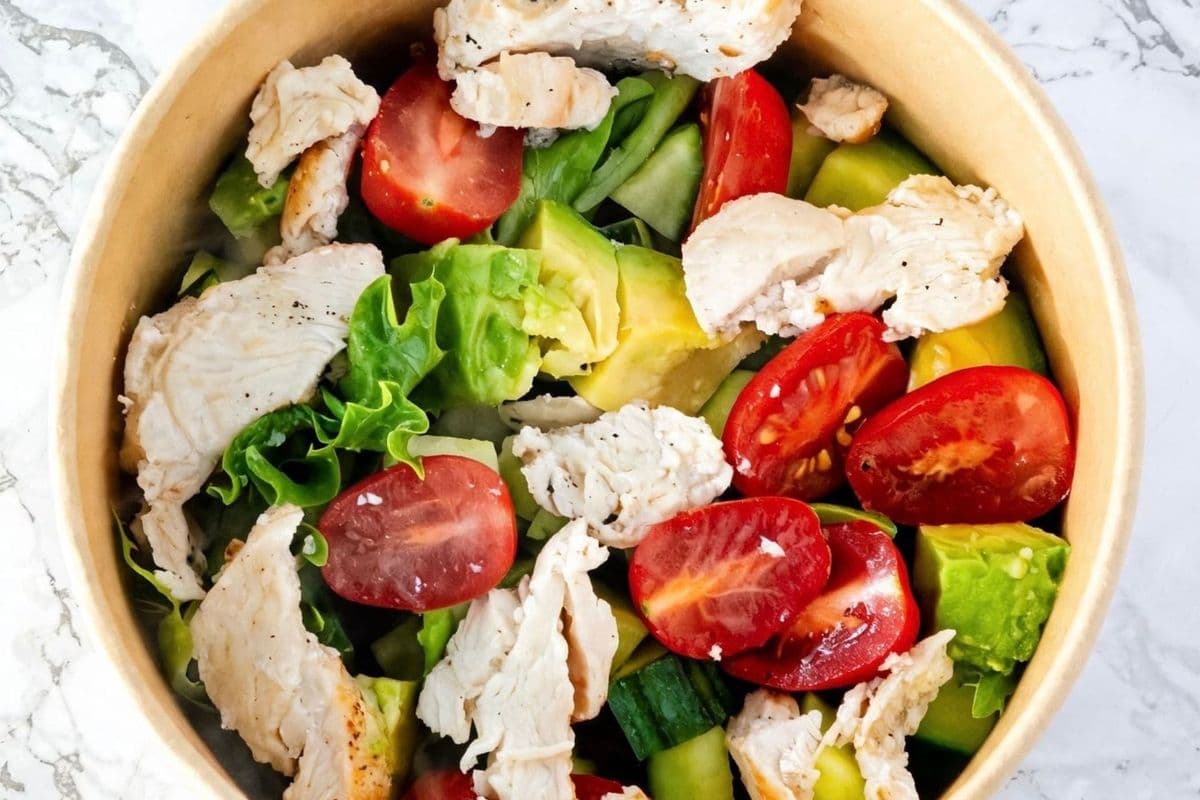 Grilled Chicken Avocado Salad