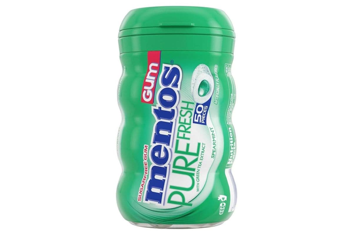 Mentos Spearmint Bottle (50 pieces)