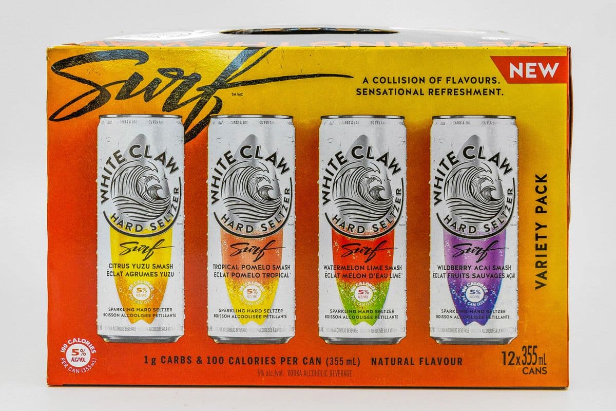 WHITE CLAW SURF VARIETY PACK 12PK (1 x 12*355ML)