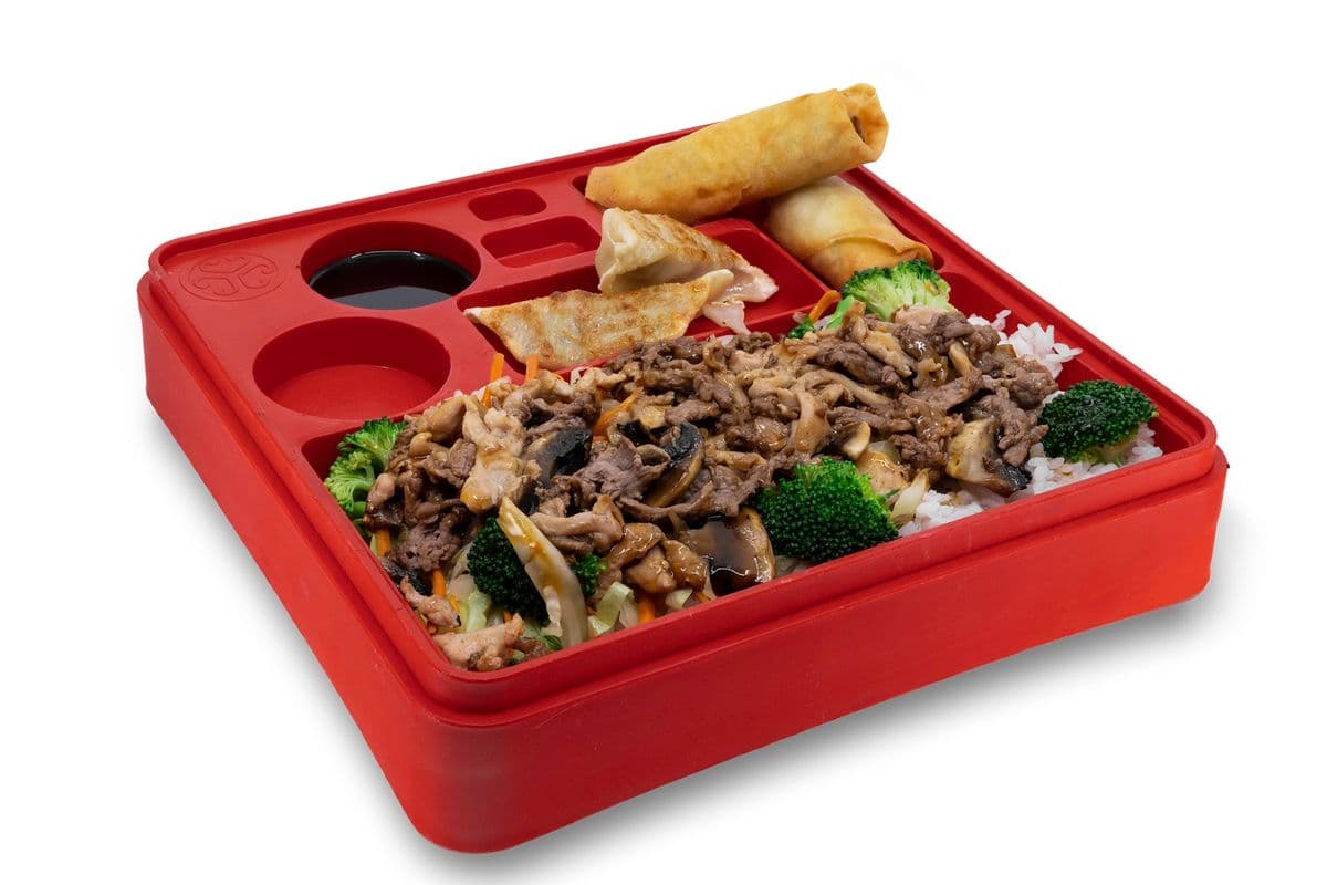 Teriyaki Chicken and Beef Bento