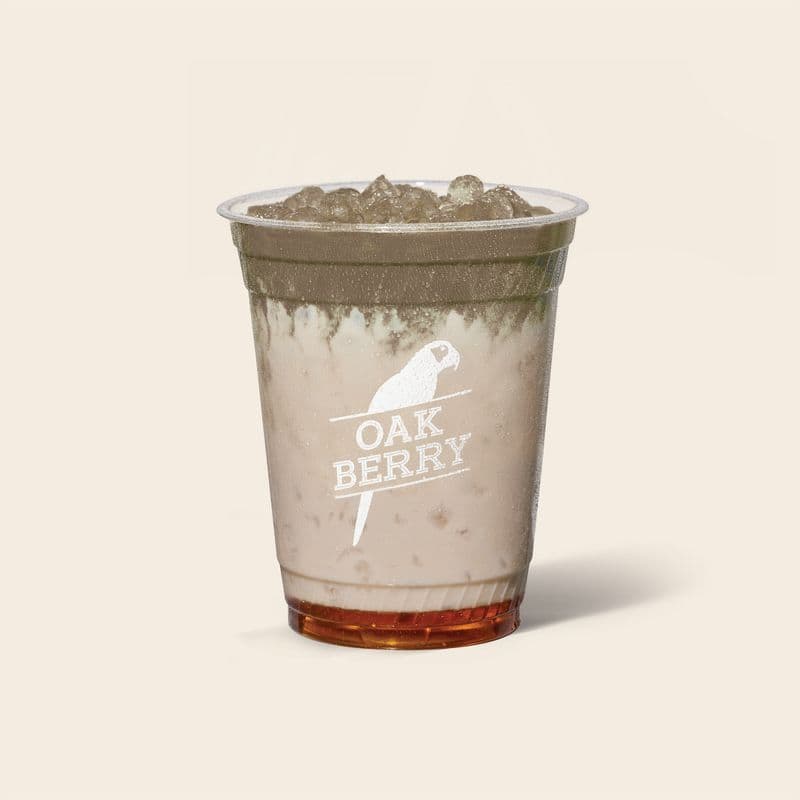 Iced Maple Hojicha Latte