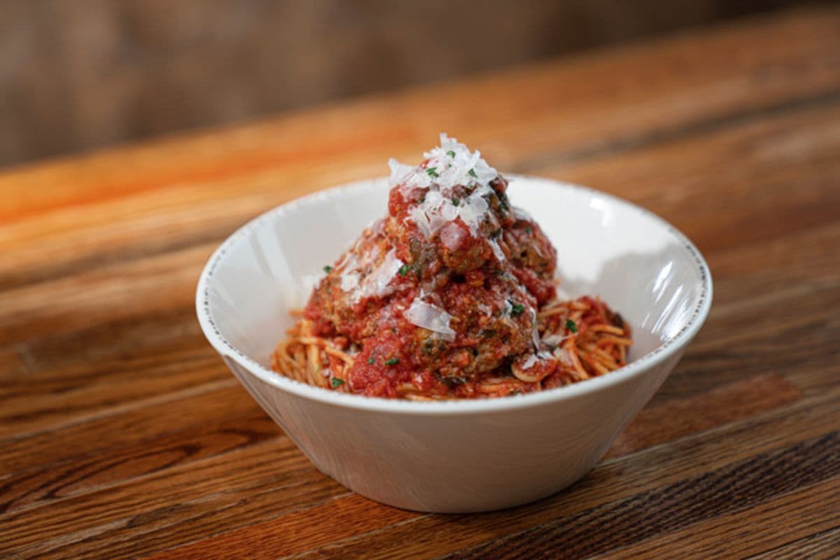 Spaghettini and Meatballs