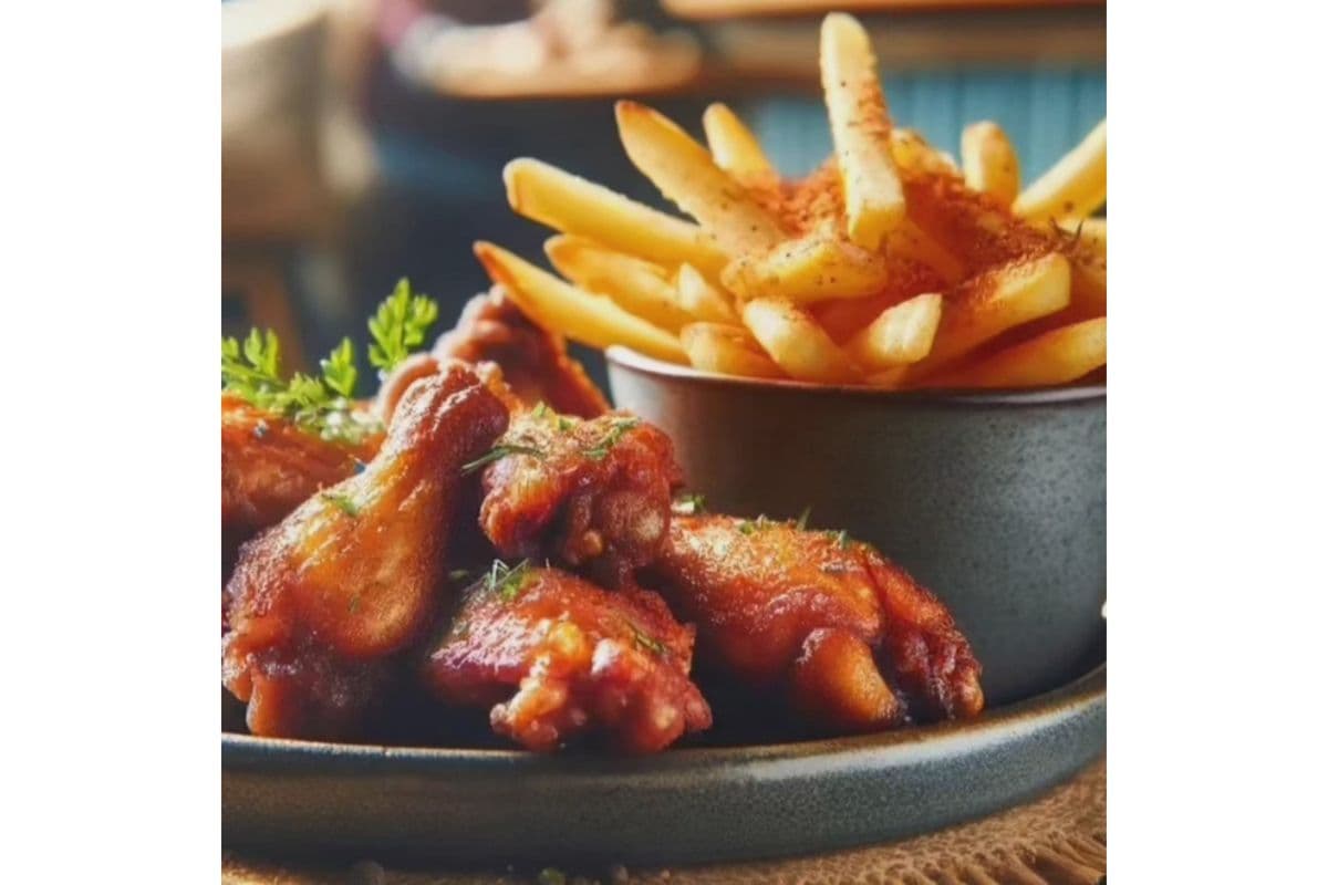 Wings and Fries ( ONLY AVAILABLE ON FRIDAYS )