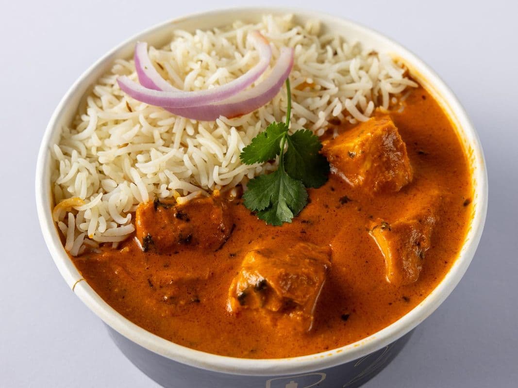 Butter Chicken Rice Bowl