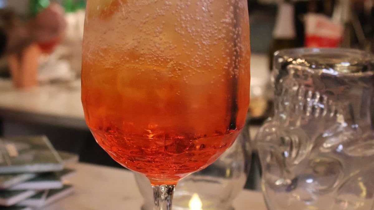 Hibiscus Spritz Mocktail