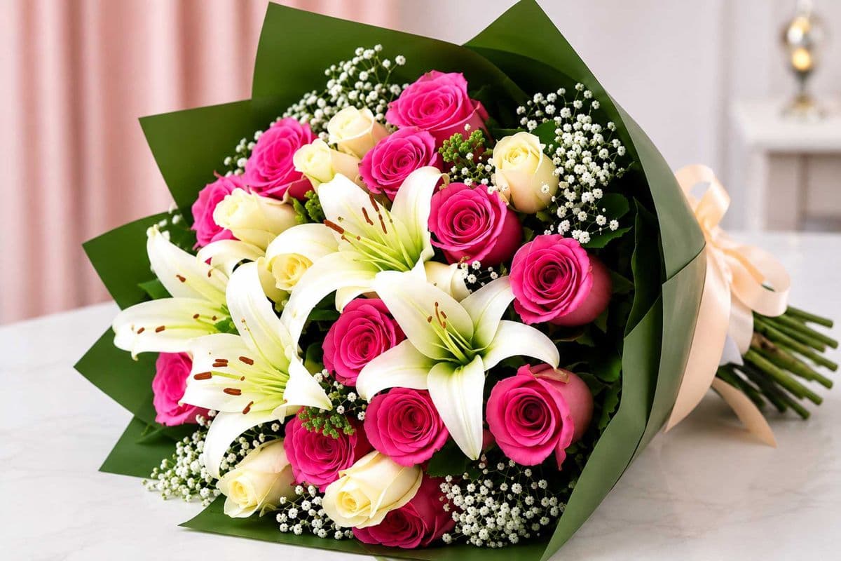 Blushing Elegance Bouquet