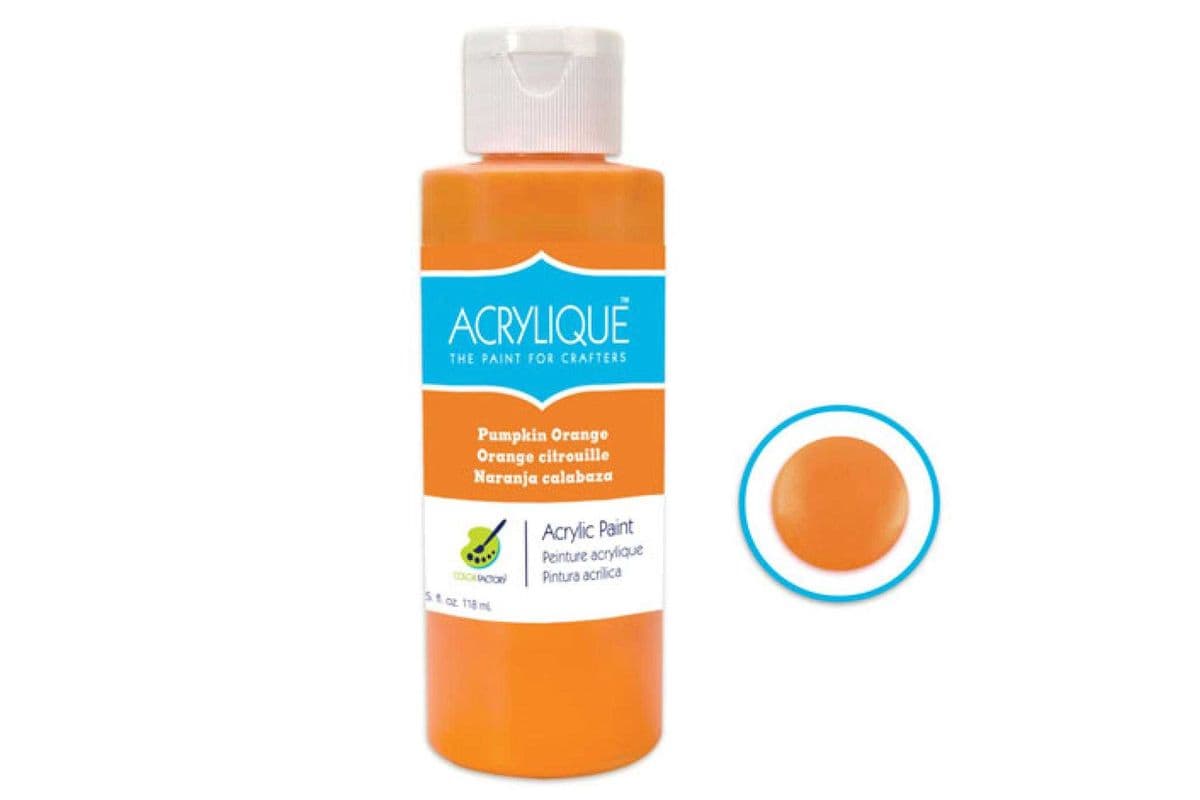 Acrylique Paint 4oz: Pumpkin Orange [CF200-060] (4 oz)