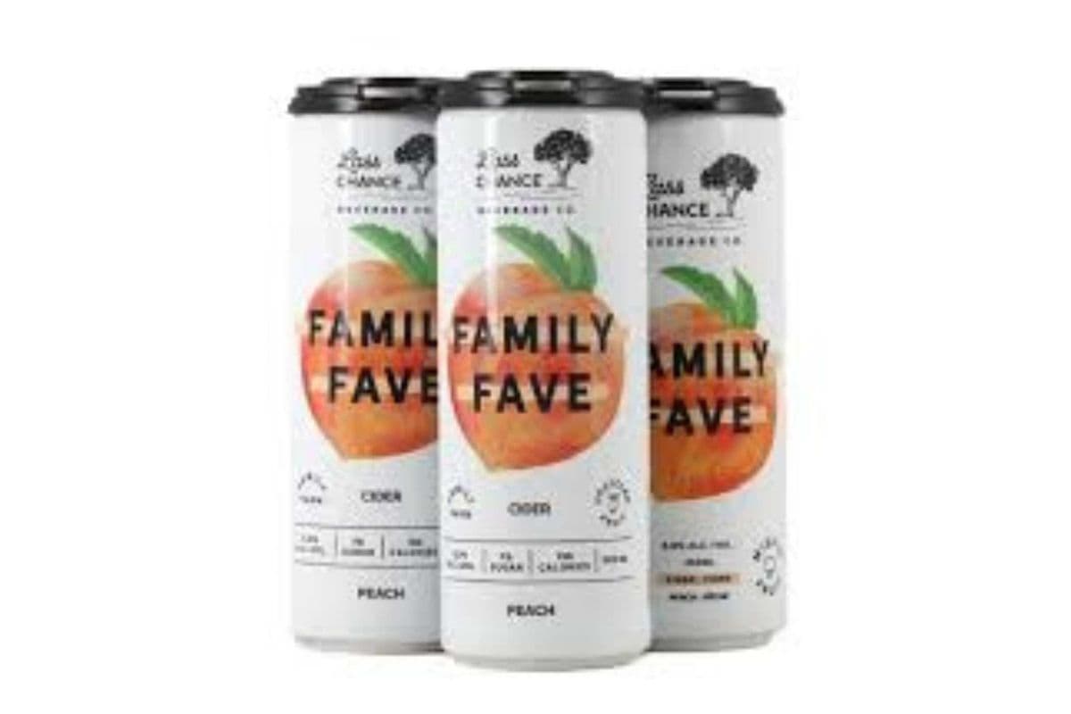 Lass Chance Second Cousin Peach Cider (4 x 355ml)