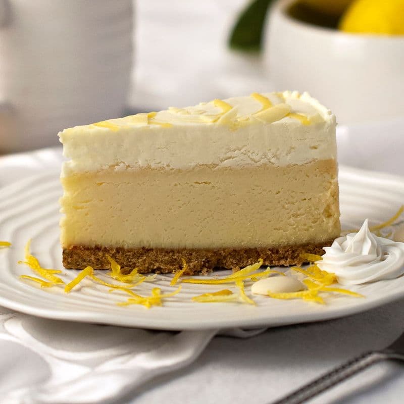 White Chocolate and Lemon Cheesecake