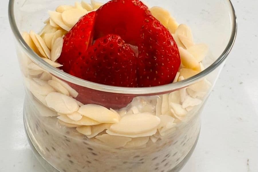 Strawberry Peanut Butter Pudding
