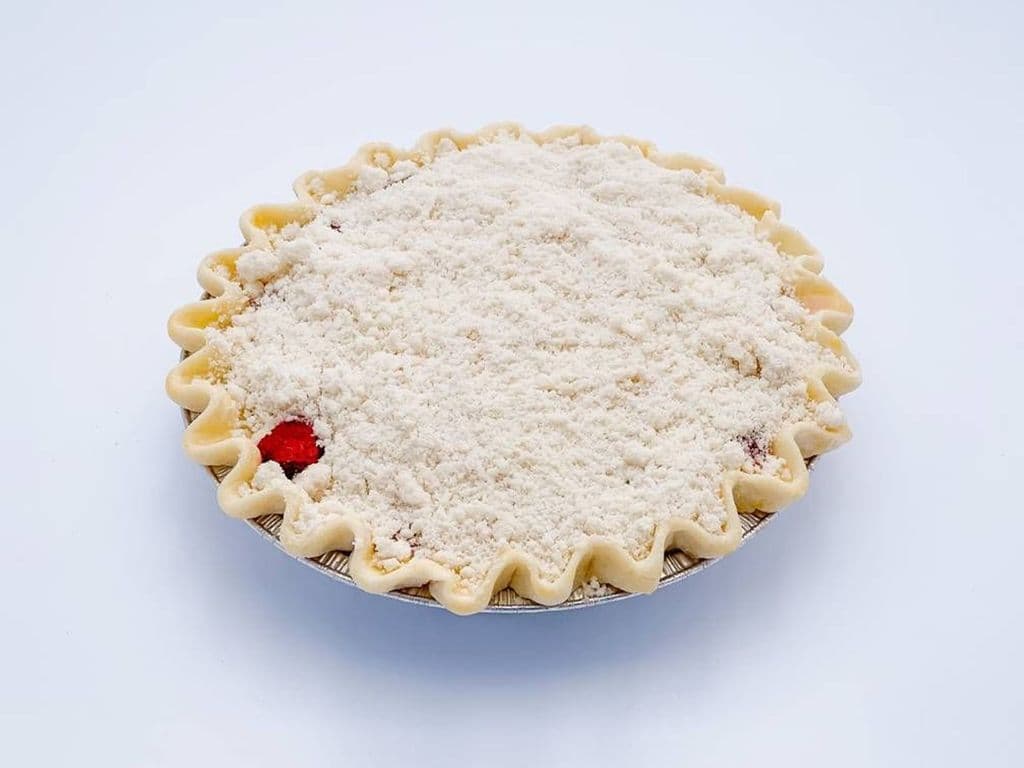 9" [frozen] - Raspberry Cream Crumble
