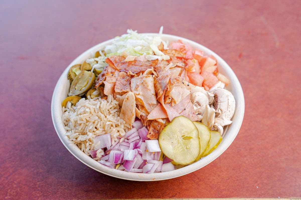 6" Petita - Jalapeno Club Rice Bowl (250 Cals)