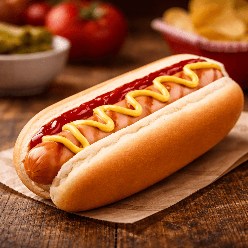 Hot Dog vapeur / Steamed Hot Dog