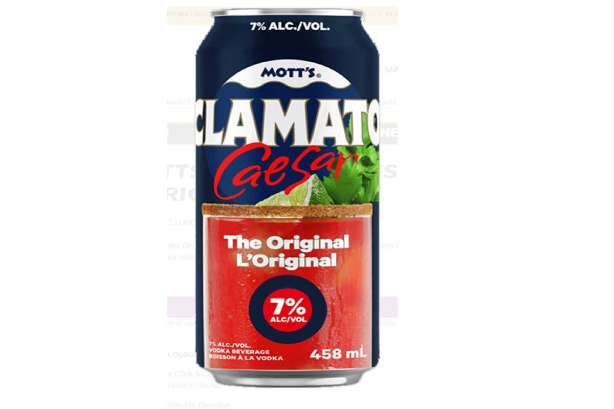 Mott's Clamato Caesar 7 Original (1 x 458 ml can)