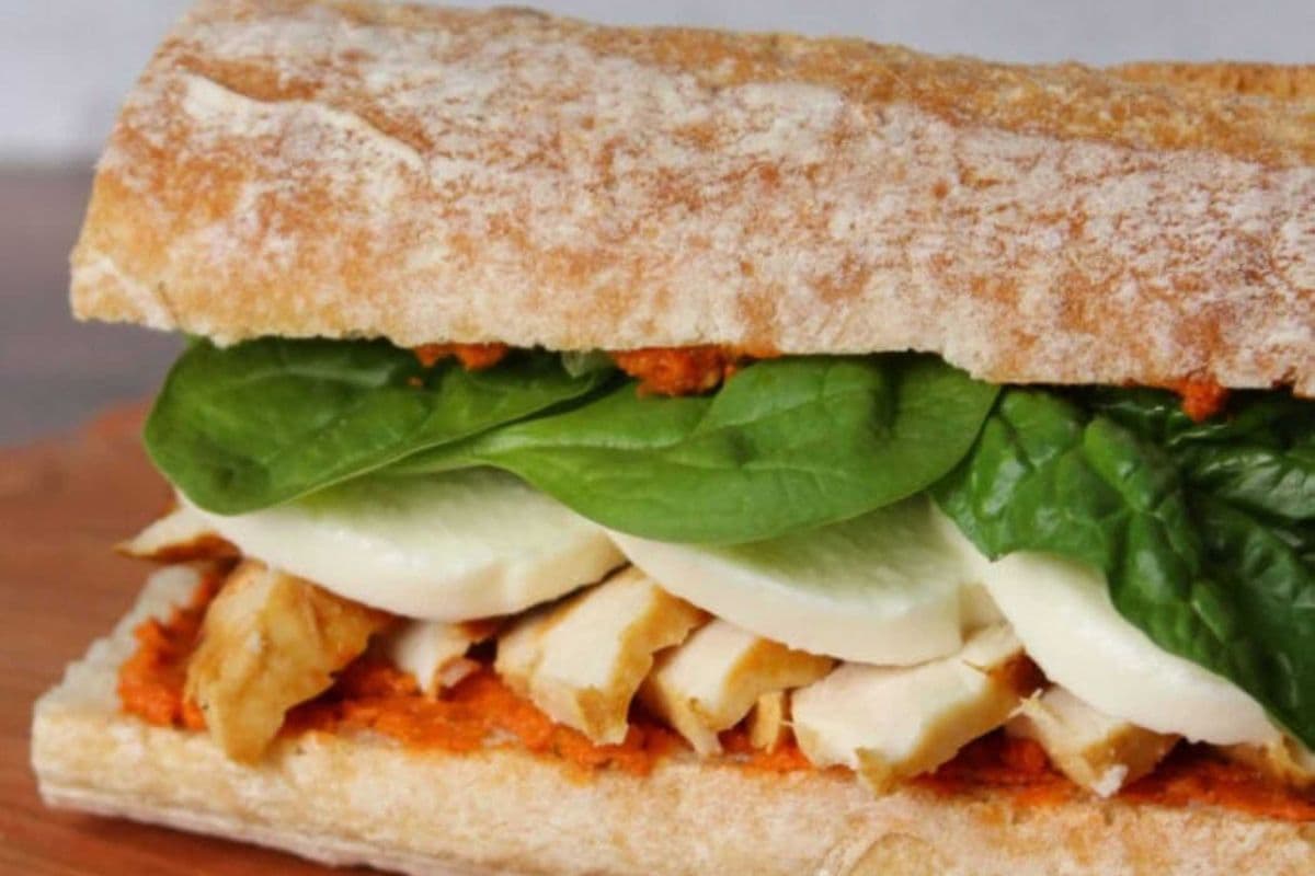 Chicken Spinach Baguette