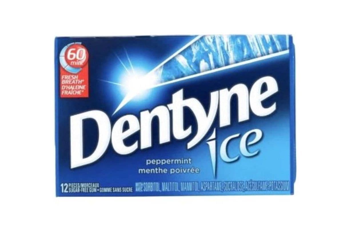 Dentyne Ice menthe povree / Peppermint Dentyne (12 ct)