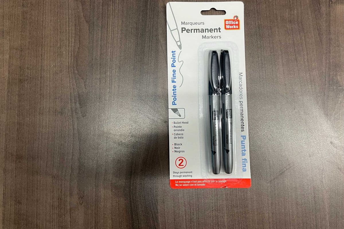 Markers Fine Permanent 2pk (2 Pack)