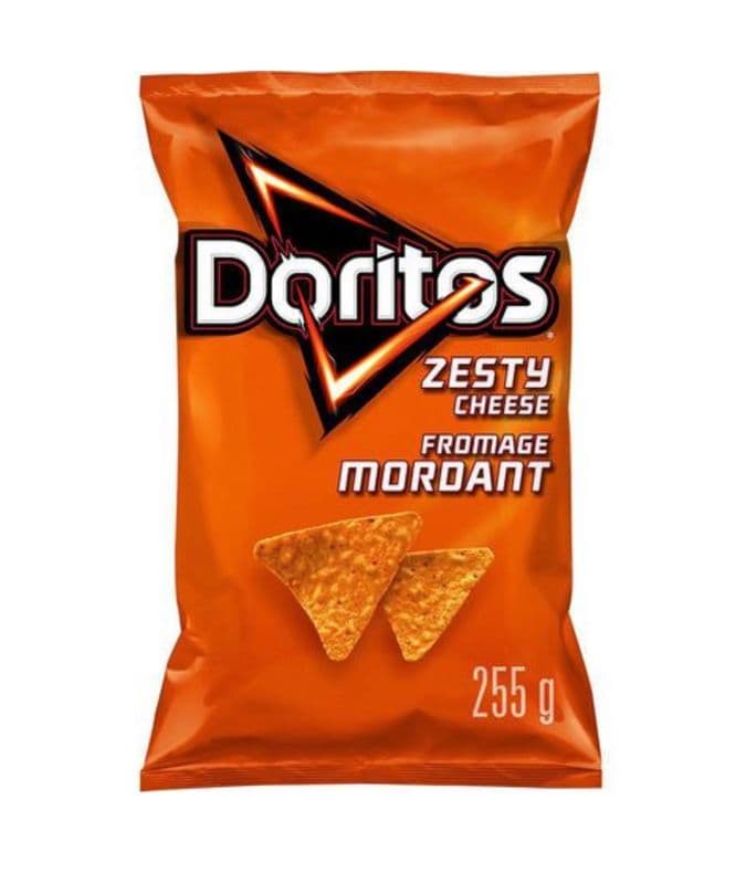 Doritos Zesty Chesse (255g) (260 Cal)