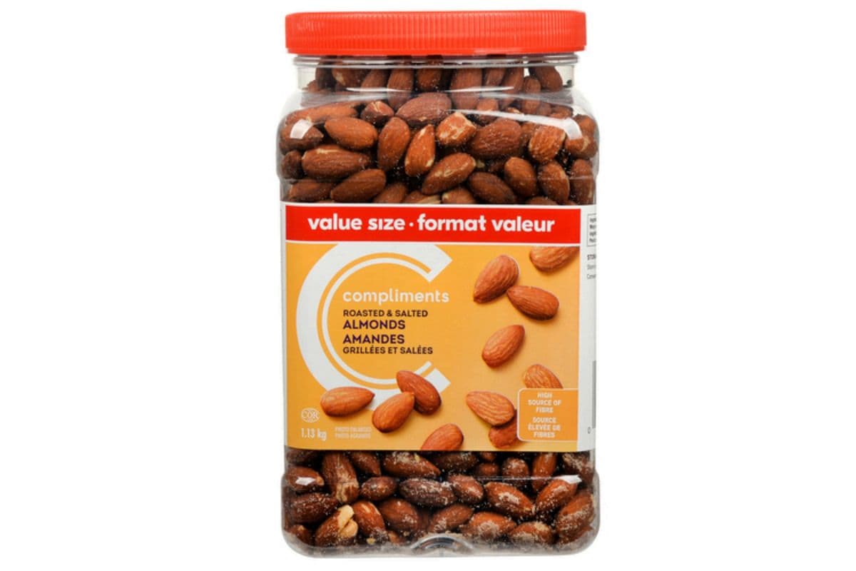 Value Size Compliments Roasted and Salted Almonds (1.13kg)