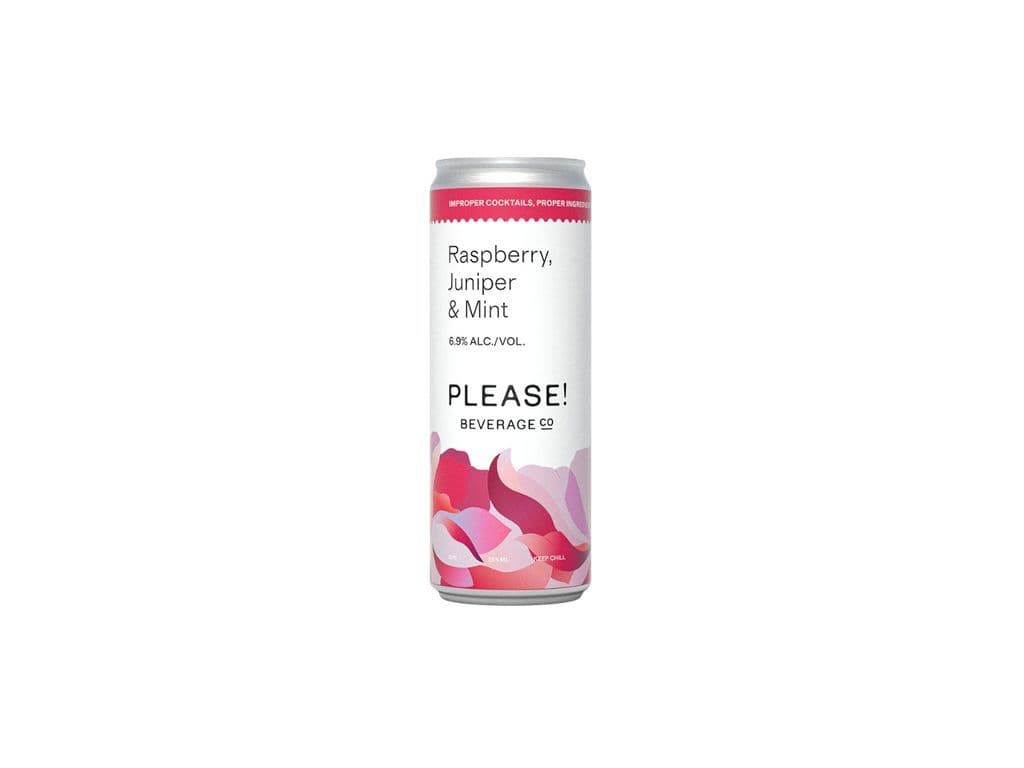 Please Cocktails - Raspberry Single Can (355ml)