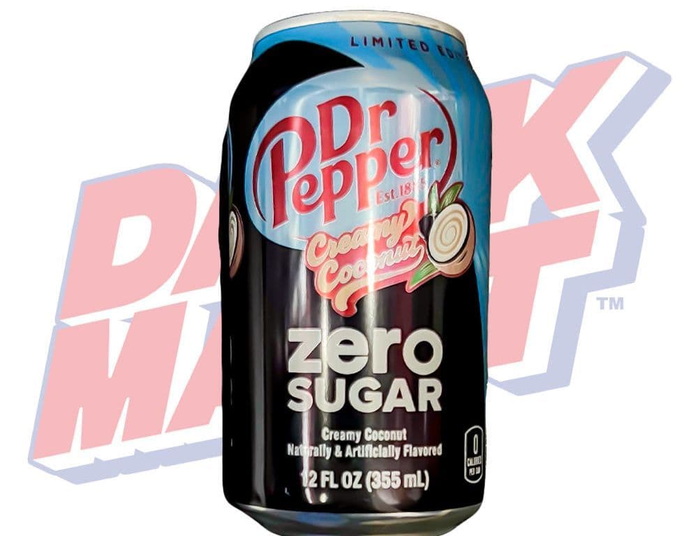 Dr Pepper Zero Sugar Creamy Coconut - 355ml