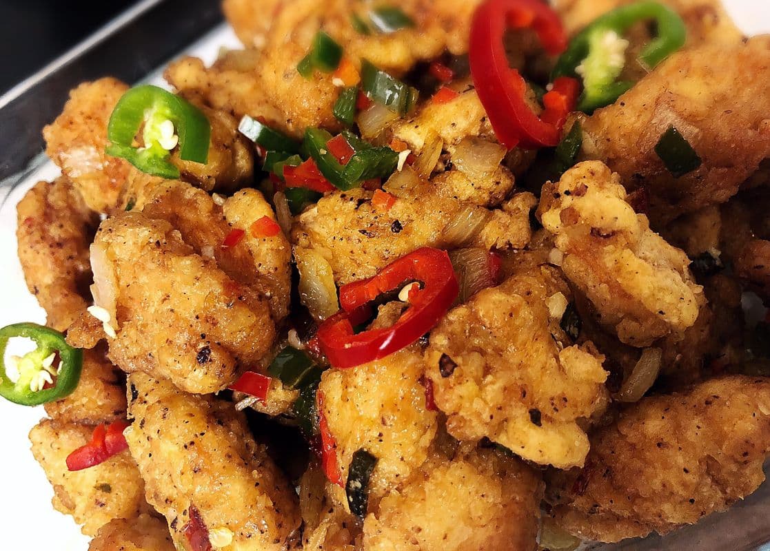 Poulet frit au sel et poivre / Salt and Pepper Chicken