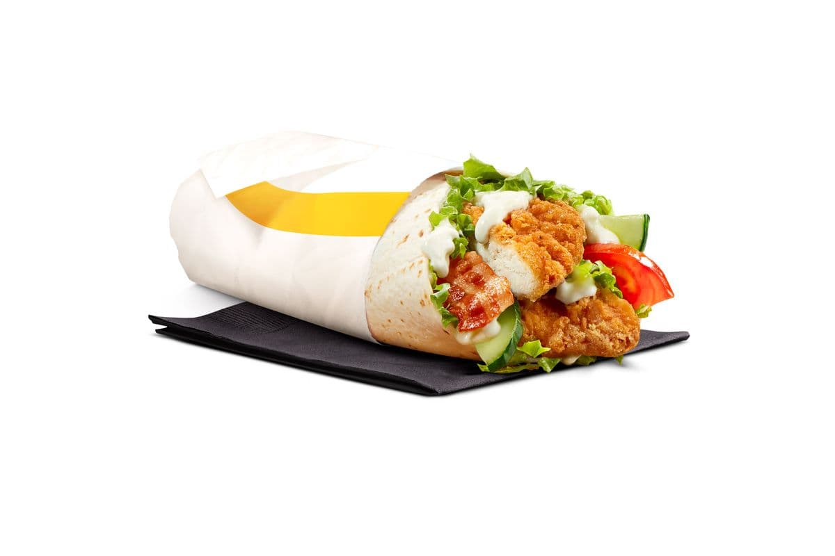 Chicken & Bacon McWrap with Crispy Chicken [600.0 Cals]