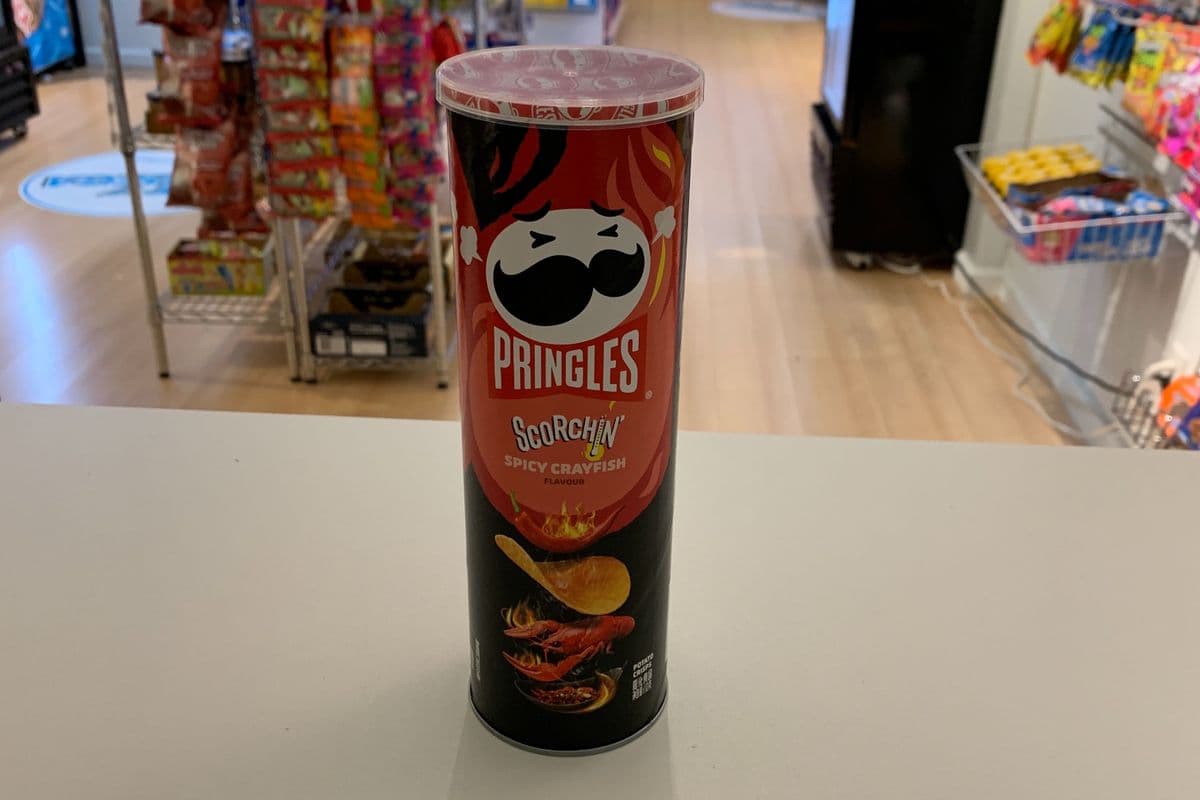 Pringles Scorchin’ Spicy Crayfish
