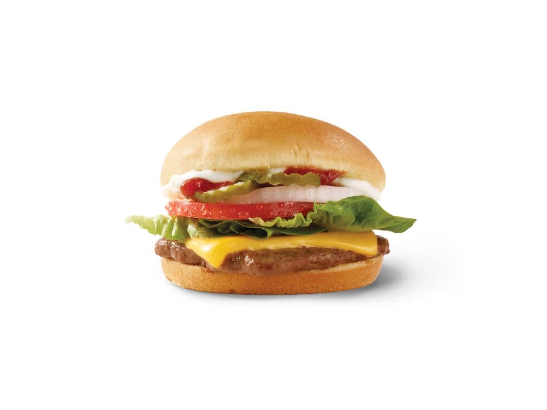 Hamburger Fromage Junior / Jr. Cheeseburger Deluxe (Cals: 360)