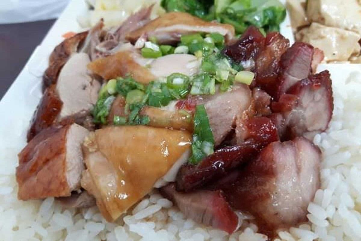 Three BBQ Item with Steamed Rice - 三拼燒味飯
