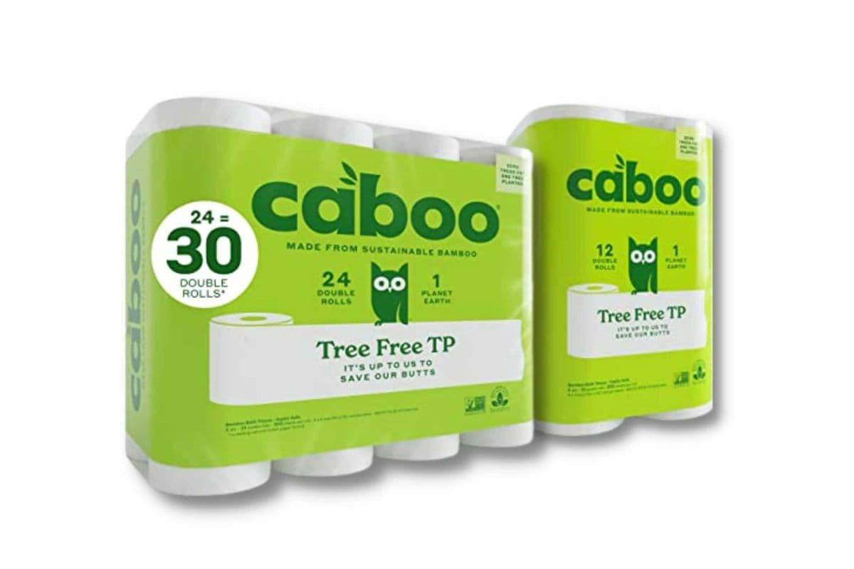 Caboo Tree Free Toilet Paper 12 Double Rolls (12 Pack)