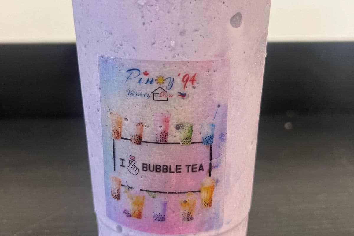 Taro Bubble Tea (22 oz)