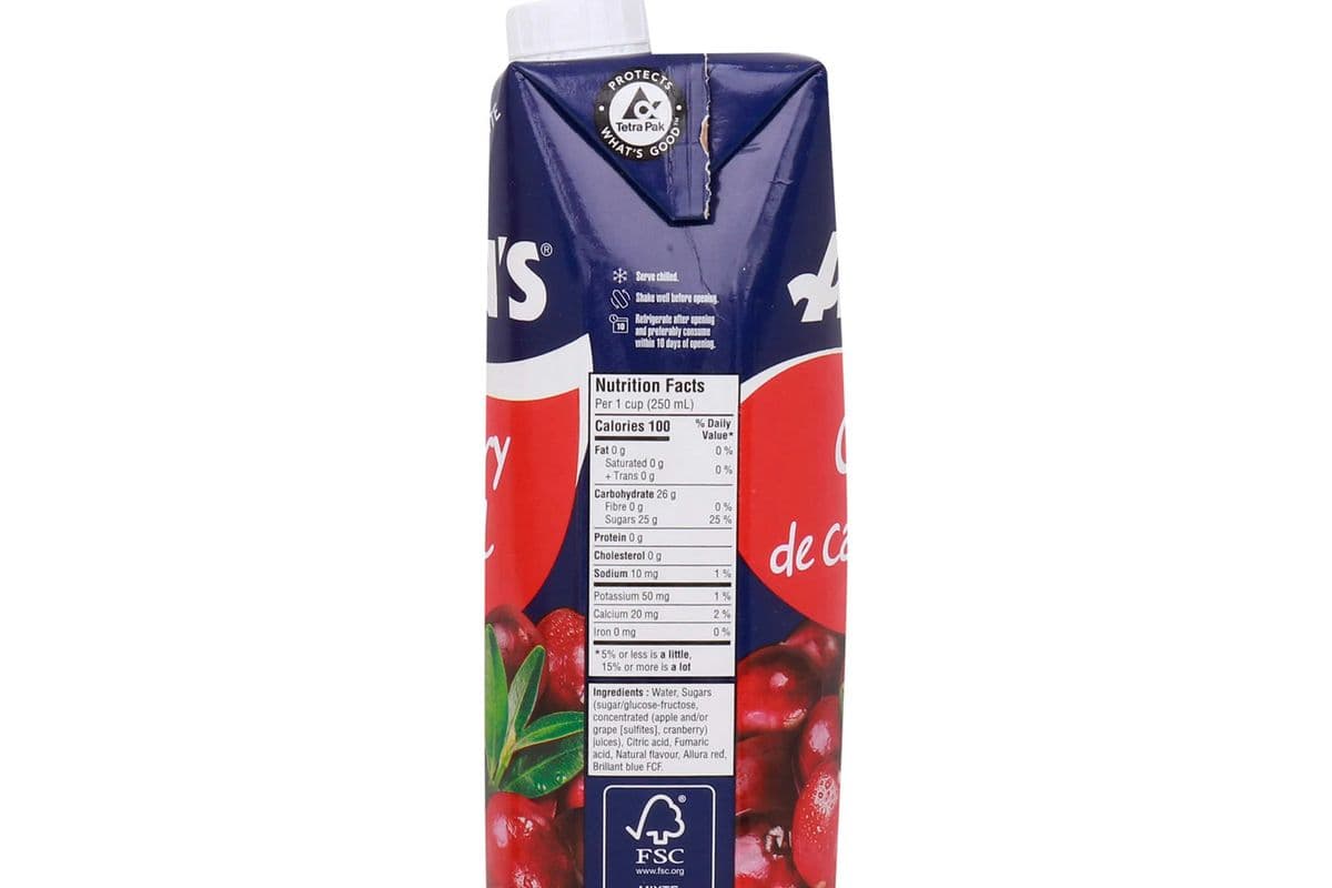 Allens Beverage - Cranberry Cocktail (Tetra) (1L)