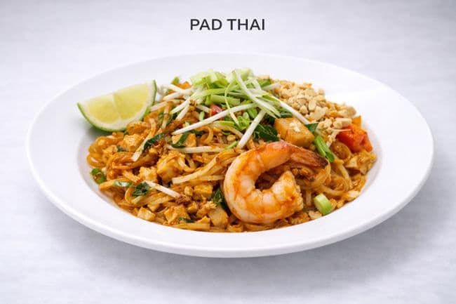 C5. Pad thaï au Poulet ou Tofu / Chicken or Tofu Pad Thai 
