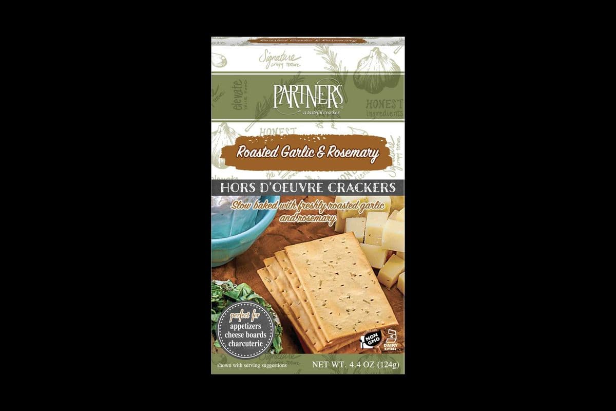 Partners Crackers - Garlic & Rosemary (124G)