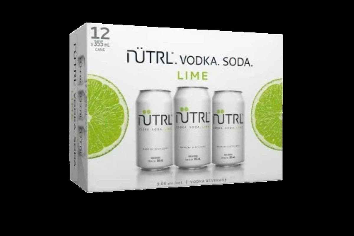 NUTRL VODKA SODA LIME 12PK (12 x 355ML)