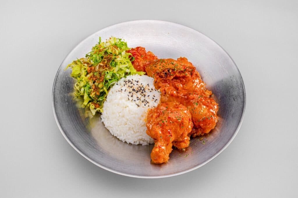 A. Wings & Rice (New) (5 Pcs Wings/Salad/Rice)