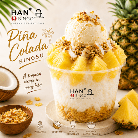 [This Week Special 2] Piña Colada Bingsu / 피냐 콜라다 빙수 / 椰香菠萝刨冰