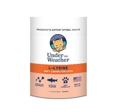 Under the Weather Cat Supplements L-Lysine
