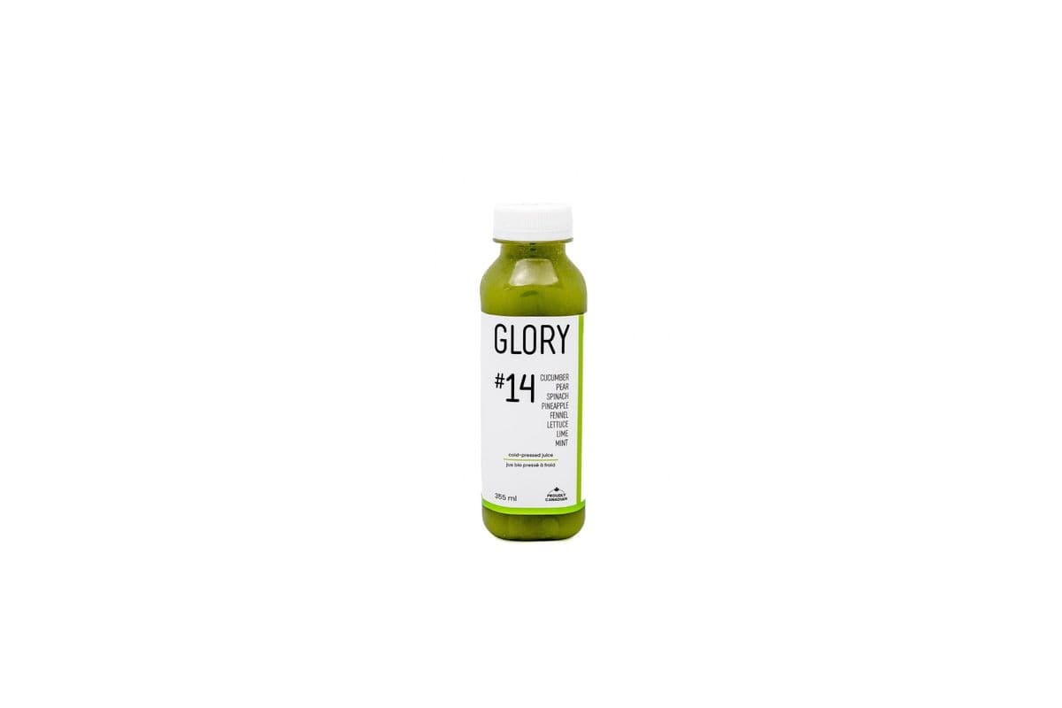 #14 Juice: Pear Cucumber Fennel Pineapple Lettuce Spinach Mint Lime [12oz]