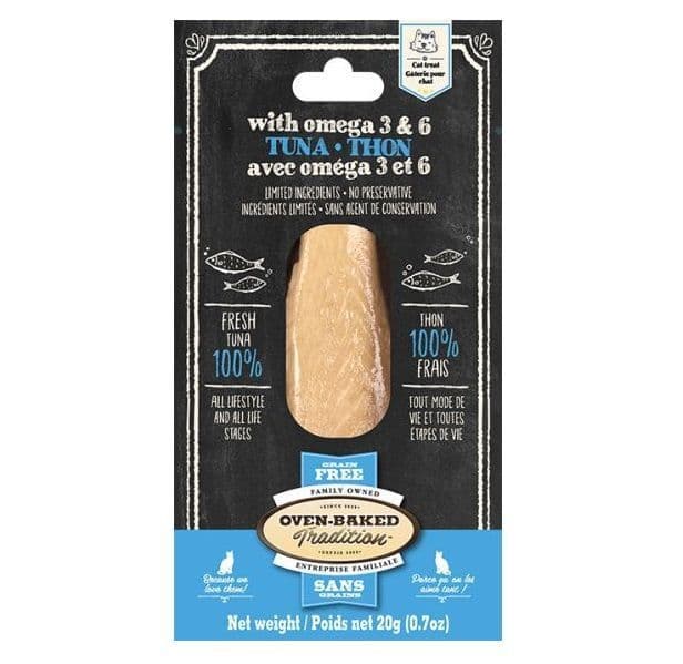 Oven-Baked Tradition Tuna And Omega Flavour Fillet Treats Cat 20 g