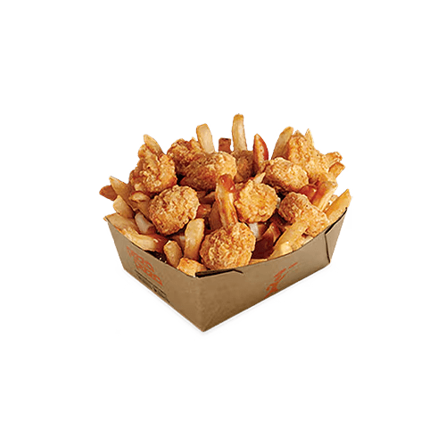 Large Popcorn Chicken Poutine
