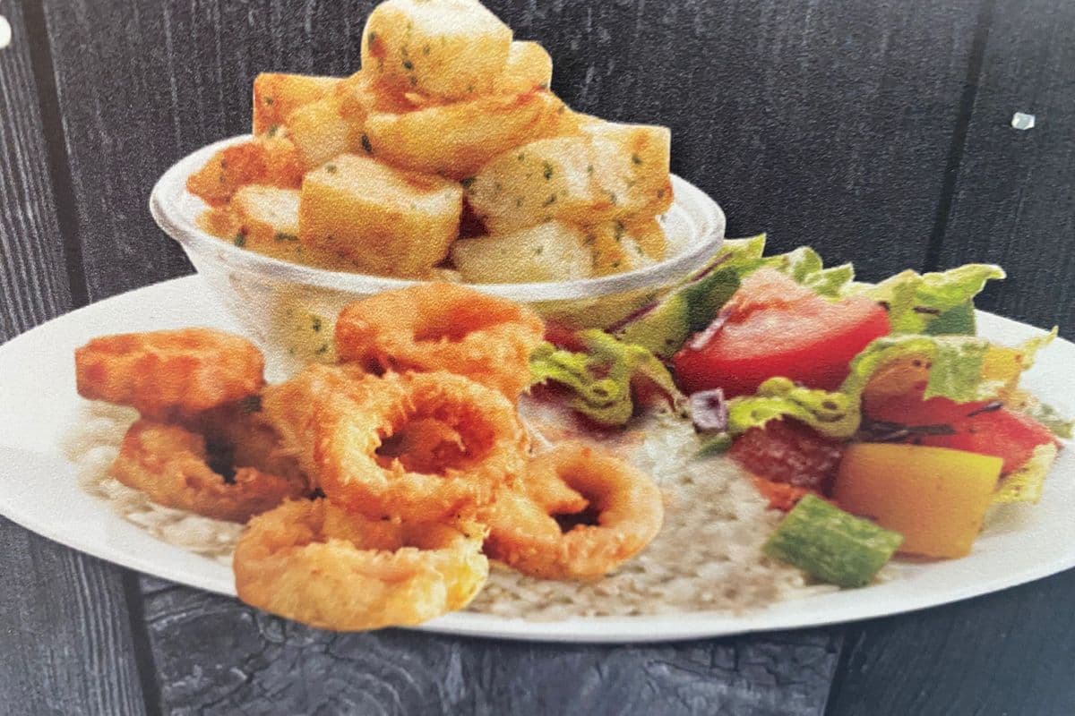 Assiette de calmars