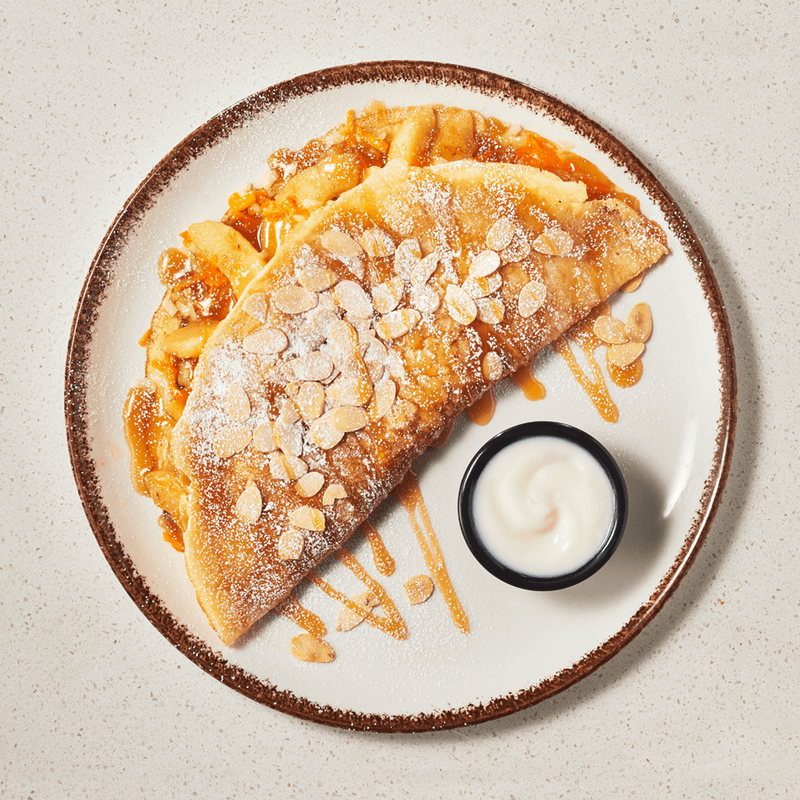 Crêpe pommes & cheddar / Apple and cheddar crepe