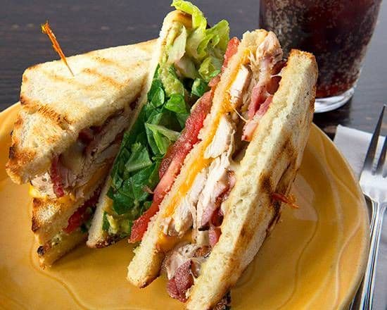 Utopia Chicken Club Sandwich