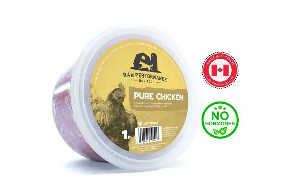 Raw Performance - Pure Chicken Raw Dog Food (1 lb)